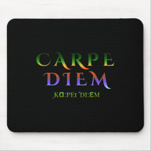 Tapis De Souris Saisir Jour Carpe Citation Diem Latin Inspirationa