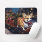 Tapis De Souris Saison de Noël de Corgi (Avec souris)