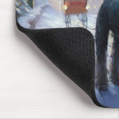 Tapis De Souris Saison de Noël des Schnauzer miniatures (Coin)