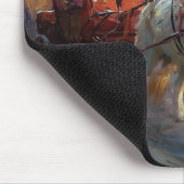 Tapis De Souris Saison de Noël du Malamute de l'Alaska (Coin)