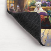 Tapis De Souris Saison de Noël maltaise (Coin)