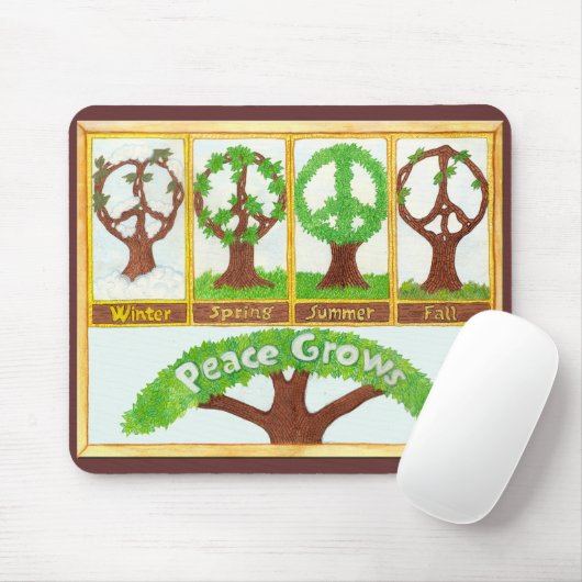 Tapis De Souris Saison de paix Mousepad (Avec souris)