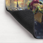 Tapis De Souris saison des fêtes de Noël de chihuahua (Coin)