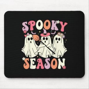 Tapis De Souris Saison éffrayante Halloween Ghost Costume Rétro Su