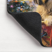 Tapis De Souris Saison Festive de Noël de Lhasa Apso (Coin)