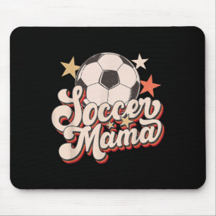 Tapis De Souris Saison Retro Soccer Mama Soccer Maman Soccer Vinta