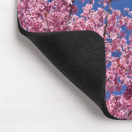 Tapis De Souris Sakura Cherry Fleurit Dans Le Bleu (Coin)