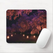 Tapis De Souris Sakura (nuit) Mousepad (Avec souris)
