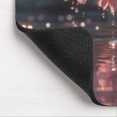 Tapis De Souris Sakura Rose Fleurit Sur L'Eau | Serene Spring Nat (Coin)