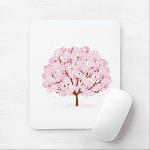 Tapis De Souris Sakura Tree en pleine floraison - Elégant design d