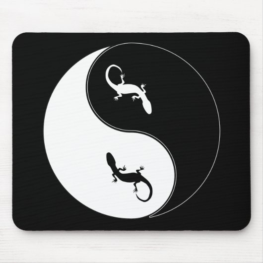Tapis De Souris Salamandre de Yin Yang (Devant)
