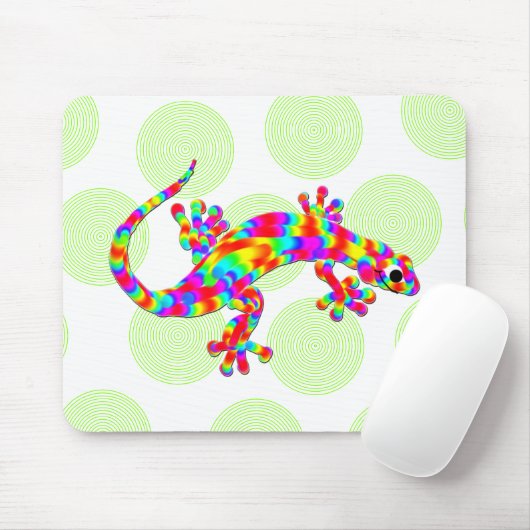 Tapis De Souris Salamandre Mousepad d'arc-en-ciel d'amusement (Avec souris)