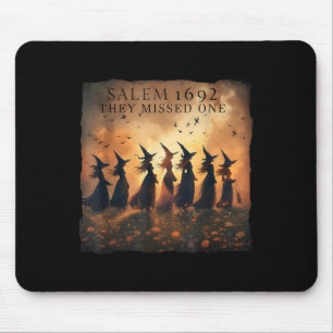 Tapis De Souris Salem 1692 Halloween Sorcière Ils Ont Manqué Un Ta