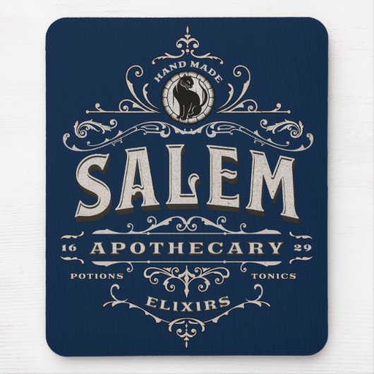 Tapis De Souris Salem Apothecary Witchcraft Magic Elixirs (Devant)