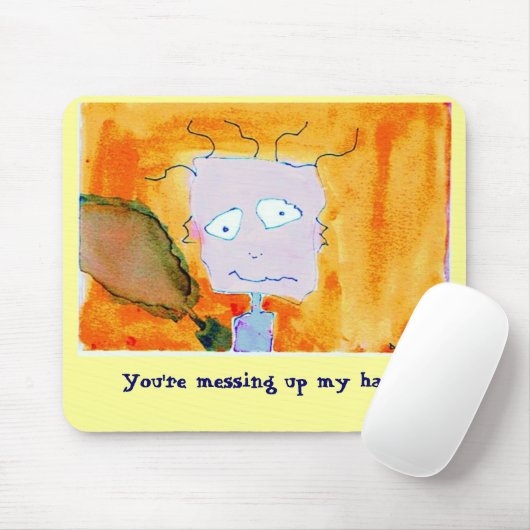 Tapis De Souris Sali mousepad de cheveux (Avec souris)