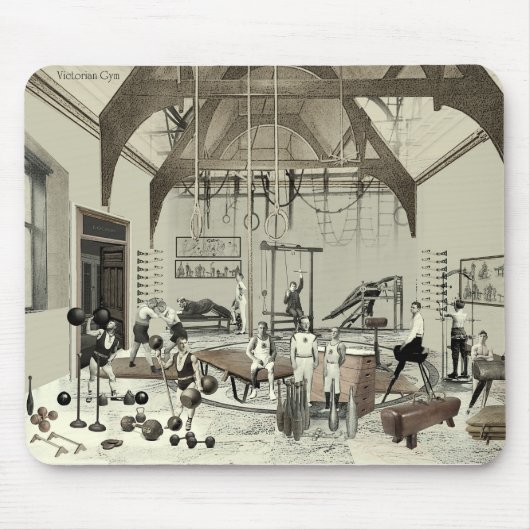 Tapis De Souris Salle De Sport Victorienne (Devant)