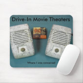 Tapis De Souris Salles de cinéma drive-in (Avec souris)