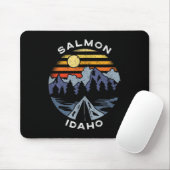 Tapis De Souris Salmon Idaho Mountains Vacation Camping Souvenir  (Avec souris)