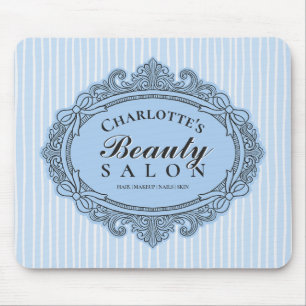 Tapis de souris Salon Cadre à ruban orné Baby Blue