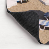 Tapis De Souris Salon | Rhodes, îles de Dodecanese, Grèce de plage (Coin)