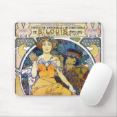 Tapis De Souris Salon Saint-Louis, Mucha (Avec souris)