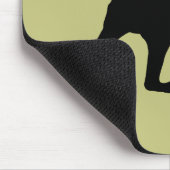 Tapis De Souris Saluki Silhouette (Coin)