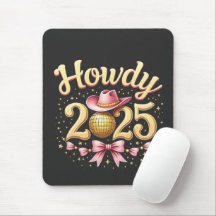 Tapis De Souris Salut 2025 Nouvel An Cowboy Western