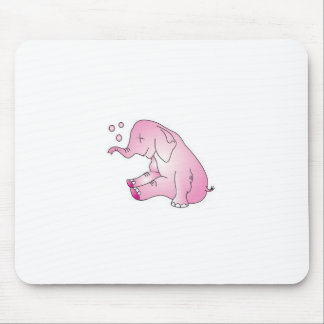 Tapis De Souris Salut l'éléphant rose