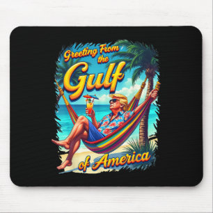 Tapis De Souris Salutation Chill Du Golfe De L'Amérique Américaine