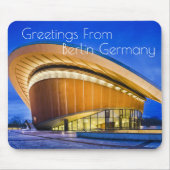 Tapis De Souris Salutations De Berlin Allemagne (Devant)