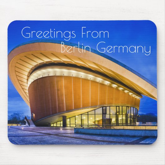Tapis De Souris Salutations De Berlin Allemagne (Devant)