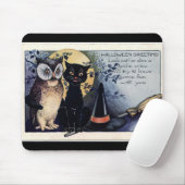 Tapis De Souris Salutations de Halloween ! (Avec souris)