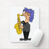 Tapis De Souris Sam saxophone (Avec souris)