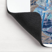 Tapis De Souris Samouraïs surfant sur les dos des crabes C. 1800's (Coin)