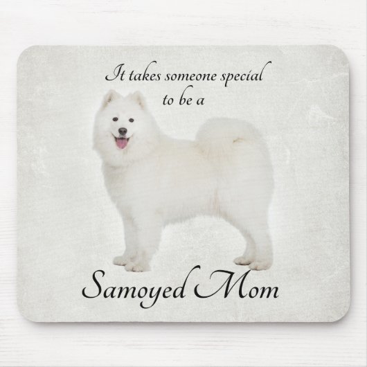 Tapis De Souris Samoyed Maman Mousepad (Devant)