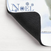 Tapis De Souris Samoyed Noel (Coin)