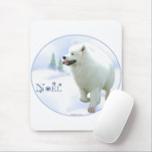 Tapis De Souris Samoyed Noel (Avec souris)