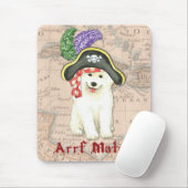 Tapis De Souris Samoyed Pirate (Avec souris)