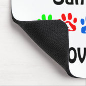 Tapis De Souris Samoyed Walks Design (Coin)