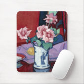 Tapis De Souris Samuel John Peploe Rose Roses, Vase Chinois (Avec souris)