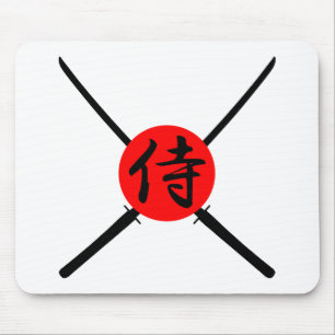 Tapis De Souris SAMURAI - Épée & Kanji