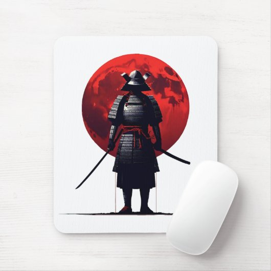Tapis De Souris Samurai japonais (Avec souris)