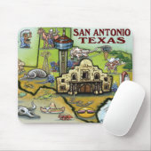 Tapis De Souris San Antonio TX (Avec souris)