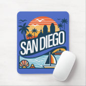 Tapis De Souris San Diego California (Avec souris)