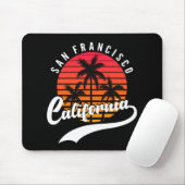 Tapis de souris San Francisco Retro Sunset (Avec souris)