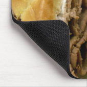Tapis De Souris Sandwich à boeuf de rôti avec du fromage de chèvre (Coin)