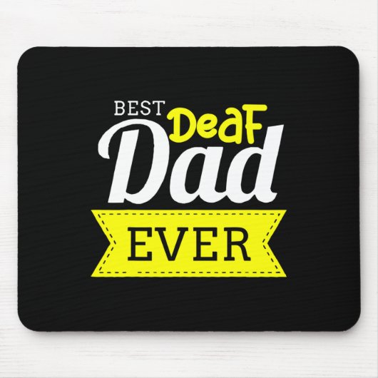 Tapis De Souris Sans Audience - Sourd - Incapable D'Entendre - Sou (Devant)