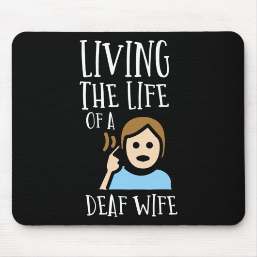 Tapis De Souris Sans Audience - Sourd - Incapable D'Entendre - Sou (Devant)