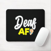 Tapis De Souris Sans Audience - Sourd - Incapable D'Entendre - Sou (Avec souris)