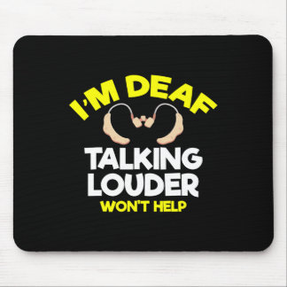 Tapis De Souris Sans Audience - Sourd - Incapable D'Entendre - Sou